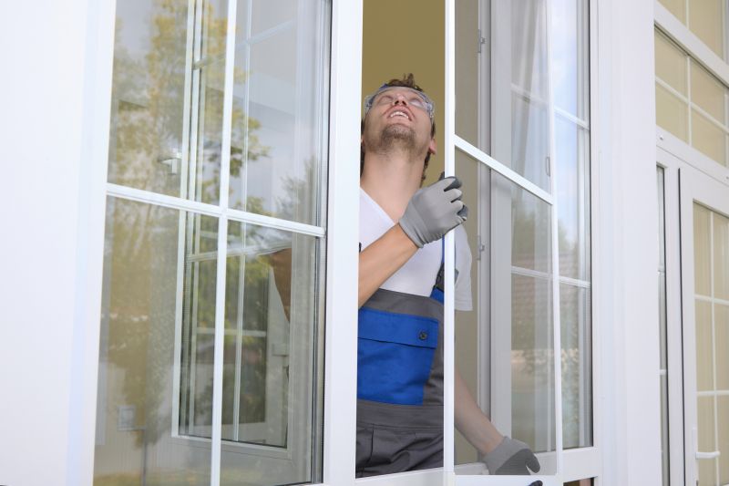 Professional Window Installers at Work